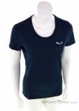 Salewa Sporty B 4 Dryton Women T-Shirt, Salewa, Dark-Blue, , Female, 0032-10924, 5637861334, 4053866241557, N2-02.jpg