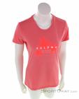 Salewa Lines Graphic Dry Women T-Shirt, , Pink, , Female, 0032-10925, 5637861349, , N2-02.jpg