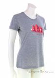 Salewa Lines Graphic Dry Women T-Shirt, , Gray, , Female, 0032-10925, 5637861355, , N1-01.jpg
