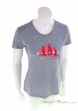 Salewa Lines Graphic Dry Women T-Shirt, , Gray, , Female, 0032-10925, 5637861355, , N2-02.jpg