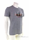 Salewa Lines Graphic Dry Mens T-Shirt, , Light-Gray, , Male, 0032-10928, 5637861469, , N1-01.jpg