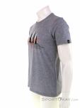 Salewa Lines Graphic Dry Mens T-Shirt, Salewa, Light-Gray, , Male, 0032-10928, 5637861469, 4053866263450, N1-06.jpg