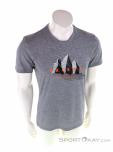 Salewa Lines Graphic Dry Mens T-Shirt, , Light-Gray, , Male, 0032-10928, 5637861469, , N2-02.jpg