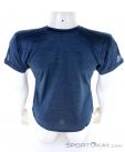 Salewa Puez Melange Dryton Mens T-Shirt, Salewa, Bleu, , Hommes, 0032-10930, 5637861501, 4053866179775, N3-13.jpg