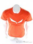 Salewa Solidlogo Dry Mens T-Shirt, , Orange, , Male, 0032-10931, 5637861510, , N3-03.jpg