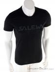 Salewa Sporty Graphic Dryton Mens T-Shirt, Salewa, Noir, , Hommes, 0032-10934, 5637861555, 4053866240833, N2-02.jpg