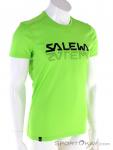 Salewa Sporty Graphic Dryton Mens T-Shirt, Salewa, Green, , Male, 0032-10934, 5637861559, 4053866240956, N1-01.jpg