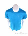 Salewa Puez Melange Dryton SS Mens T-Shirt, , Turquoise, , Male, 0032-10659, 5637861569, , N3-03.jpg