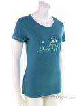 Chillaz Gandia Alps SS Womens T-Shirt, Chillaz, Turquesa, , Mujer, 0004-10511, 5637861669, 9120106028218, N1-01.jpg