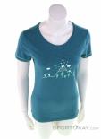 Chillaz Gandia Alps SS Womens T-Shirt, Chillaz, Turquoise, , Femmes, 0004-10511, 5637861669, 9120106028218, N2-02.jpg