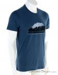 Icebreaker Tech Lite SS Crewe Mountain Mens T-Shirt, , Turquoise, , Hommes, 0011-10365, 5637861892, , N1-01.jpg