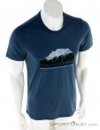Icebreaker Tech Lite SS Crewe Mountain Mens T-Shirt, Icebreaker, Turquoise, , Hommes, 0011-10365, 5637861892, 9420048625477, N2-02.jpg