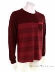 Chillaz Street Stripes Retro LS Mens Shirt, Chillaz, Dark-Red, , Male, 0004-10549, 5637862960, 9120106022094, N1-01.jpg