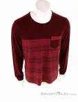 Chillaz Street Stripes Retro LS Mens Shirt, Chillaz, Dark-Red, , Male, 0004-10549, 5637862960, 9120106022094, N2-02.jpg