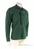 Salewa Alpine Hemp LS Mens Shirt, , Green, , Male, 0032-10935, 5637863298, , N1-01.jpg