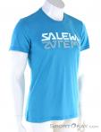 Salewa Reflection Dry Mens T-Shirt, Salewa, Turquoise, , Hommes, 0032-10943, 5637863393, 4053866139441, N1-01.jpg