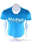 Salewa Reflection Dry Mens T-Shirt, Salewa, Turquoise, , Hommes, 0032-10943, 5637863393, 4053866139441, N3-03.jpg