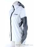 adidas Terrex Agr Pro Rain Women Running Jacket, , White, , Female, 0359-10046, 5637863470, , N1-06.jpg
