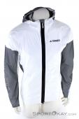 adidas Terrex AGR Rain Mens Running Jacket, , White, , Male, 0359-10054, 5637864142, , N2-02.jpg