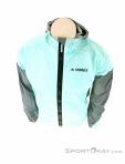 adidas Terrex AGR Rain Mens Running Jacket, , Turquoise, , Male, 0359-10054, 5637864147, , N3-03.jpg