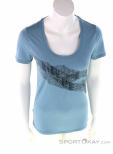 Icebreaker Merino Tech Lite Womens T-Shirt, Icebreaker, Azul, , Mujer, 0011-10353, 5637864194, 9420048624128, N2-02.jpg