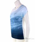 Löffler Loose Print Aero Women T-Shirt, , Blue, , Female, 0008-10867, 5637864757, , N1-06.jpg