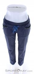 Edelrid Glory Womens Climbing Pants, Edelrid, Dark-Blue, , Female, 0084-10299, 5637865523, 4028545111360, N3-03.jpg