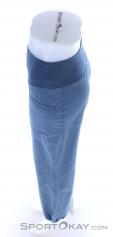 Edelrid Samsara Womens Climbing Pants, , Bleu clair, , Femmes, 0084-10300, 5637865534, , N3-08.jpg