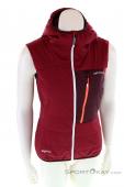 Ortovox SwissWool Piz Duan Womens Outdoor Vest, , Dark-Red, , Female, 0016-11250, 5637867705, , N2-02.jpg