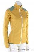 Ortovox Fleece Light Grid Womens Fleece Jacket, Ortovox, Yellow, , Female, 0084-10303, 5637867884, 4251422517522, N1-01.jpg