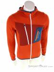 Ortovox Fleece Grid Hoody Mens Fleece Jacket, , Orange, , Male, 0016-11065, 5637867909, , N2-02.jpg