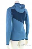 Ortovox Fleece Grid Hoody Womens Fleece Jacket, Ortovox, Azul claro, , Mujer, 0016-11045, 5637867949, 4251422566087, N1-11.jpg
