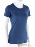 Ortovox 120 Tec Mountain TS Womens T-Shirt, Ortovox, Bleu, , Femmes, 0016-11260, 5637868301, 4251422569996, N1-01.jpg