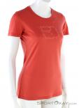 Ortovox 150 Cool Leaves TS Womens T-Shirt, Ortovox, Rose, , Femmes, 0016-11262, 5637868332, 4251422568784, N1-01.jpg