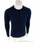 Bergans Lysebu Wool Henley Mens Shirt, , Dark-Blue, , Male, 0366-10018, 5637868746, , N2-02.jpg