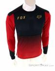 Fox Flexair LS Jersey Mens Biking Shirt, Fox, Rouge foncé, , Hommes, 0236-10366, 5637869544, 191972514005, N2-02.jpg
