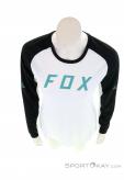 Fox Defend LS Jersey Womens Biking Shirt, Fox, Biela, , Ženy, 0236-10391, 5637873039, 191972538759, N3-03.jpg
