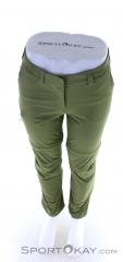 Salomon Wayfarer Zip Off Womens Outdoor Pants, , Olive-Dark Green, , Female, 0018-11459, 5637875639, , N3-03.jpg