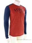 Scott Trail Flow Merino L/SL Mens Biking Shirt, Scott, Dark-Red, , Male, 0023-11830, 5637876784, 7615523078738, N1-01.jpg