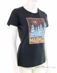 Marmot Woodblock Tee Womens T-Shirt, Marmot, Gris foncé, , Femmes, 0066-10444, 5637882059, 889169599248, N1-01.jpg
