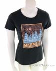 Marmot Woodblock Tee Womens T-Shirt, Marmot, Tmavosivá, , Ženy, 0066-10444, 5637882059, 889169599248, N2-02.jpg