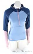 Mons Royale Bella Tech Hood Womens Sweater, , Light-Blue, , Female, 0309-10124, 5637884991, , N2-02.jpg