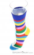 Happy Socks Pippi Longstocking Stripe Calze, , Multicolore, , Donna, 0363-10016, 5637885171, , N3-08.jpg