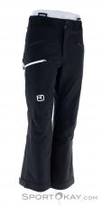 Ortovox Bacun Mens Ski Touring Pants Short Cut, , Black, , Male, 0016-11282, 5637888178, , N1-01.jpg
