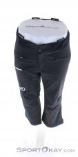 Ortovox Bacun Mens Ski Touring Pants Short Cut, , Black, , Male, 0016-11282, 5637888178, , N3-03.jpg