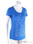 Ortovox 150 Cool Let it Sheep TS Womens T-Shirt, Ortovox, Azul, , Mujer, 0016-11128, 5637888190, 4251422560443, N1-01.jpg
