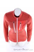 Ortovox Fleece Grid Womens Fleece Jacket, Ortovox, Red, , Female, 0016-11287, 5637888286, 0, N3-03.jpg