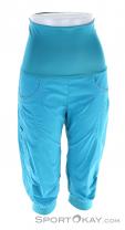 Ocun Noya Shorts 3/4 Womens Climbing Pants, Ocun, Azul claro, , Mujer, 0290-10193, 5637889506, 8591804644559, N2-02.jpg