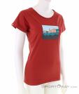 Ocun Raglan Women T-Shirt, , Red, , Female, 0290-10195, 5637889532, , N1-01.jpg