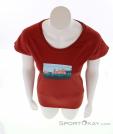 Ocun Raglan Women T-Shirt, , Red, , Female, 0290-10195, 5637889532, , N3-03.jpg